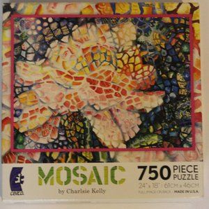 Mosaic Flower Puzzle 750 piece Charlsie Kelly